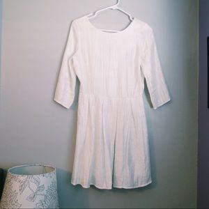 Topshop White Dress w/ Sleeves